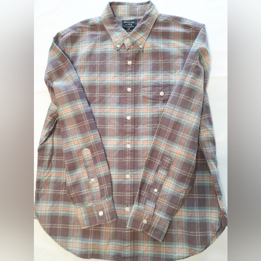 Men's XXL Abercrombie & Fitch long sleeves buttom up Oxford  shirt